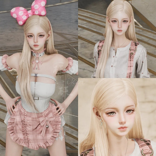 秒发【奶盐】永恒之塔捏脸女AION2天族魔族国服台服国际服