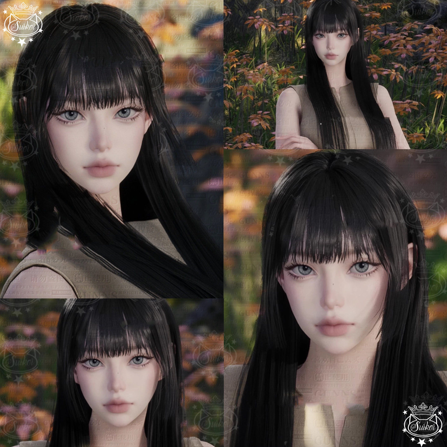 秒发【温尔丽】永恒之塔2捏脸女AION2天族魔族国服台服stam服
