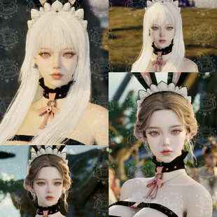 秒发【弥】永恒之塔2捏脸御姐Aion2天族魔族女数据台服细节图