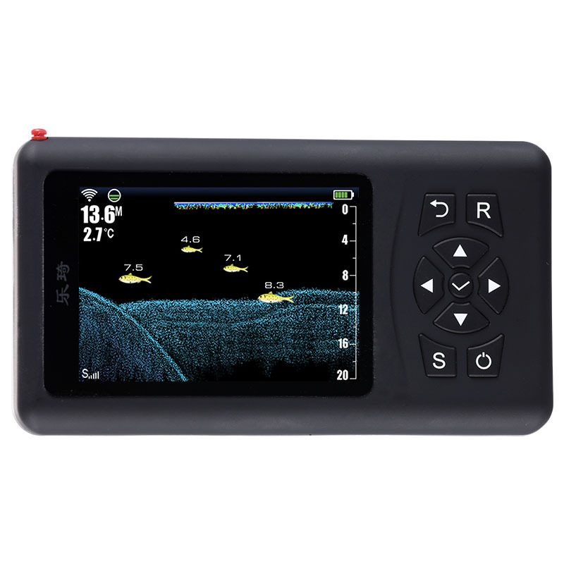 乐琦2025年新款大屏声纳无线探鱼器250米距离探测找鱼钓鱼用品