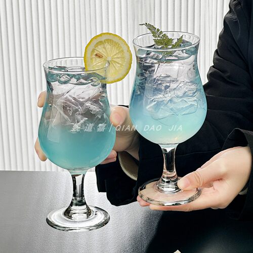 钱道嘉新款收腰果茶杯冷饮杯