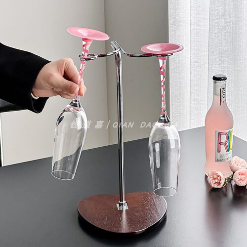 钱道嘉新款香槟杯架子倒挂香槟杯