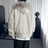 多形态解构座山雕连帽卫衣加绒加厚水洗夹克外套M0687-P148，男装夹克，星座1017