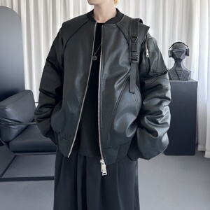 新品简约短款设计bomber外套 Y0502-P138,男装棉衣,星座1017