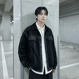 现货2026春季工装休闲夹克高级感牛仔外套JK11-P100，男装工装外套，星座1017