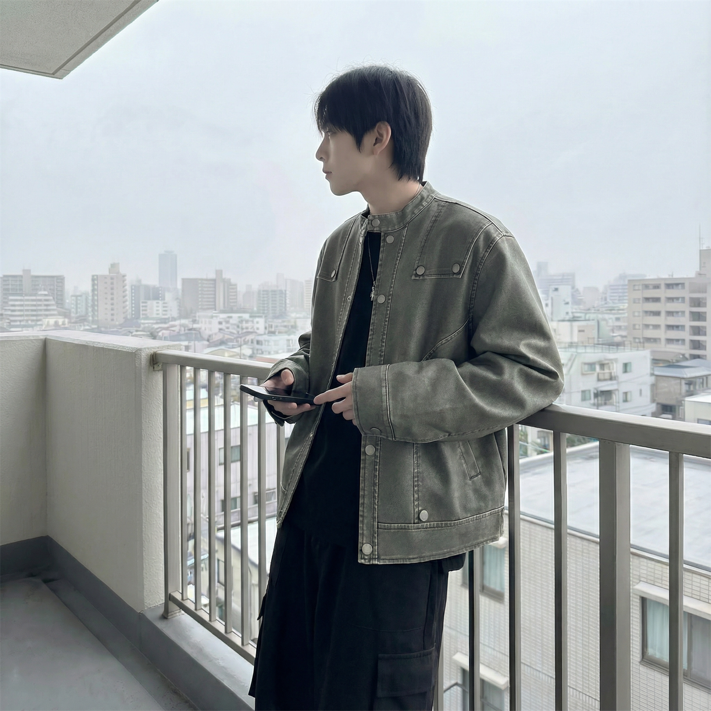 现货2026飞行夹克外套春秋薄款痞帅街头潮牌立领上衣DK568-P118,男装夹克,星座1017
