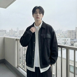 现货2026春季工装休闲夹克高级感牛仔外套JK11-P100，男装工装外套，星座1017