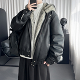 重磅座山雕加绒加厚皮衣连帽毛领棉服短宽外套 M3181-P158,男装皮衣,星座1017, 重磅座山雕加绒加厚皮衣连帽毛领棉服短宽外套 M3181-P158,男装皮衣,星座1017,