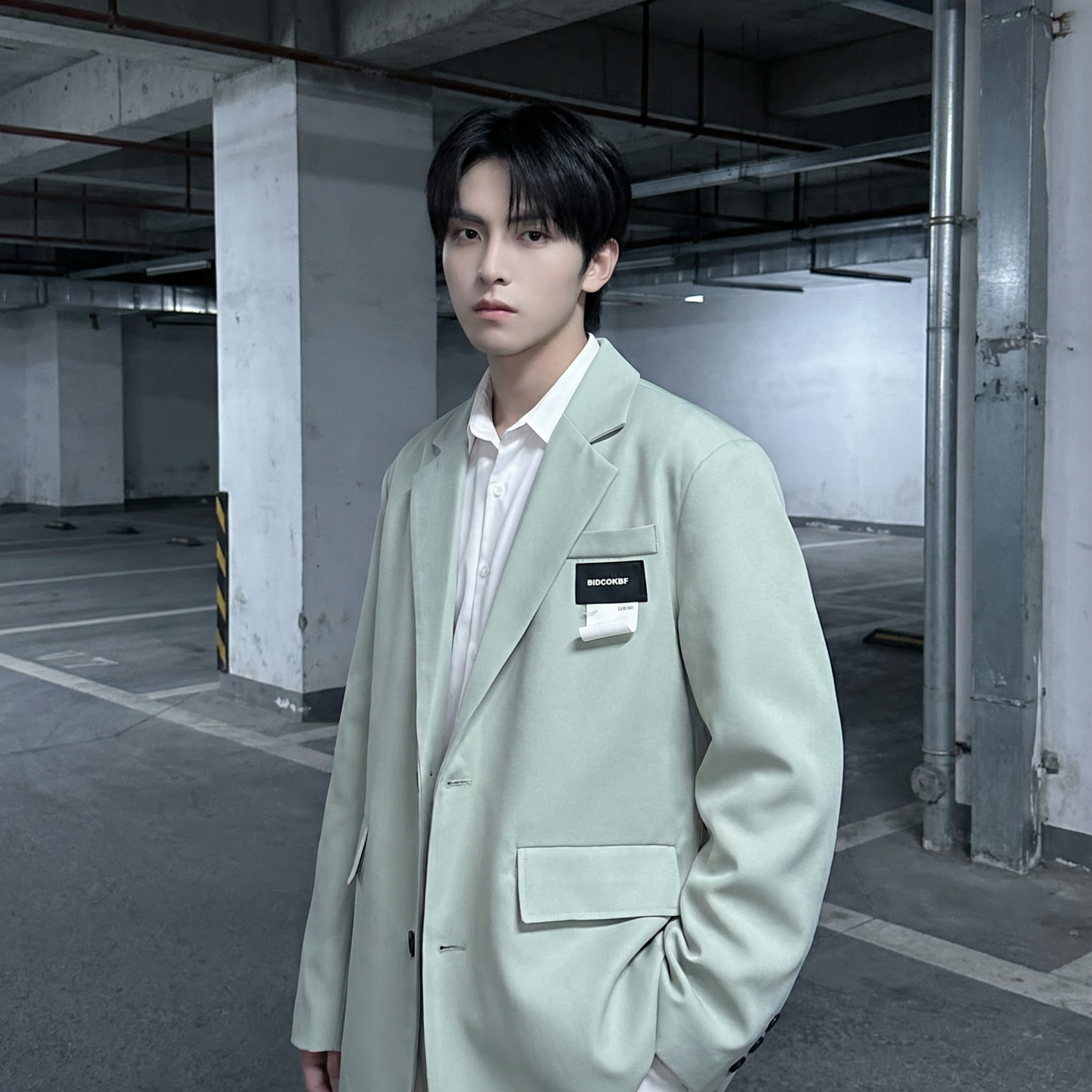 现货休闲西服男春秋宽松大码潮高级感痞帅外套西装JK342-P98，男装西服套装，星座1017