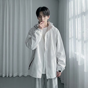 2026春款流行冲锋衣工装连帽美式高街休闲外套 AK03-P68，男装夹克，星座1017