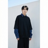新款现货2026年新款现货堆堆领宽松长袖卫衣CR447-P68，男装卫衣，星座1017