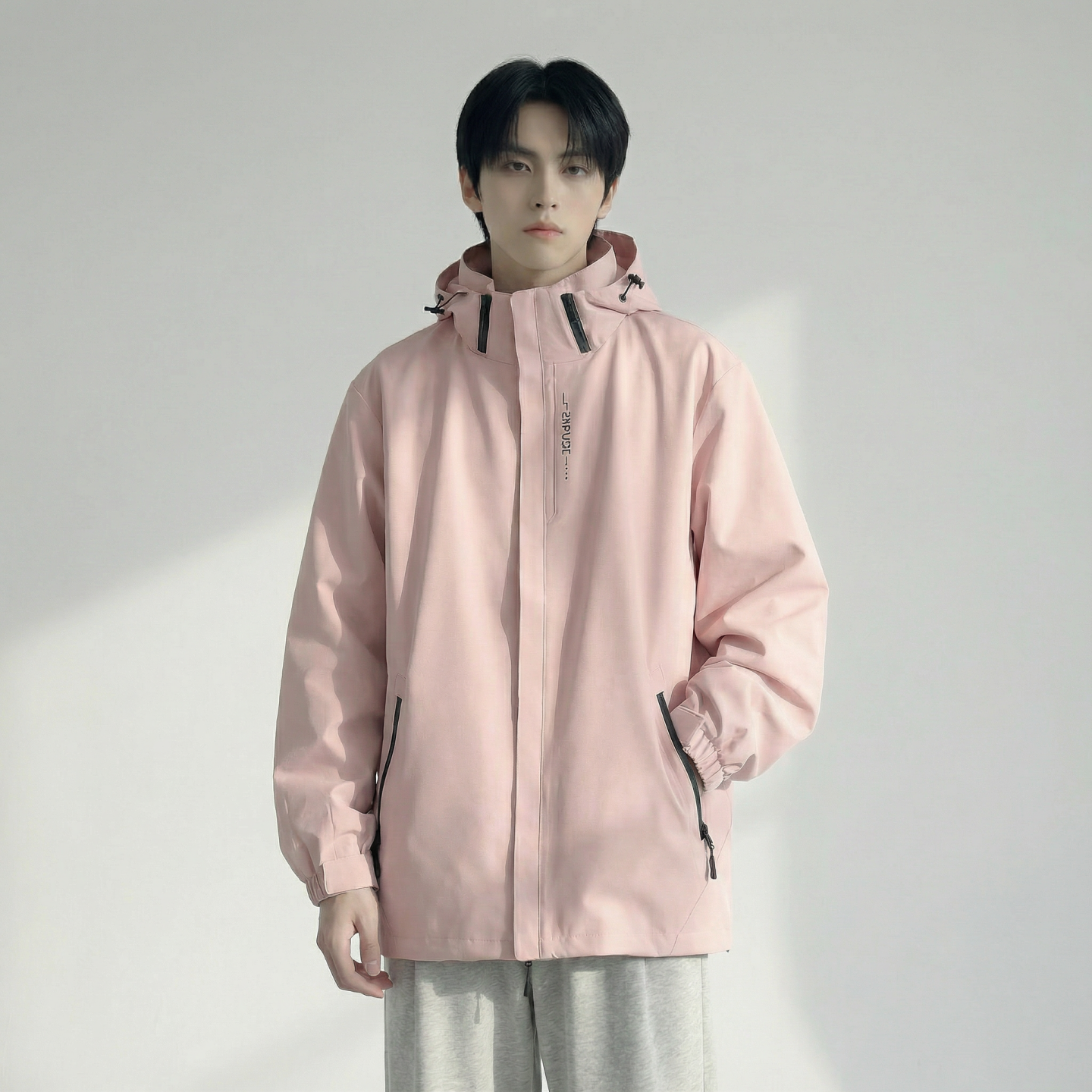 2026春款流行冲锋衣工装连帽美式高街休闲外套AK03-P68，男装夹克，星座1017