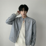 现货2026飞行夹克外套春秋薄款痞帅街头潮牌立领上衣DK568-P118，男装夹克，星座1017