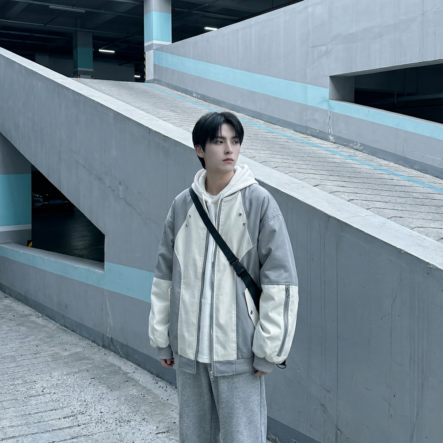 现货休闲百搭撞色拼接棒球服美式复古夹克JK830-P80,男装夹克,星座1017