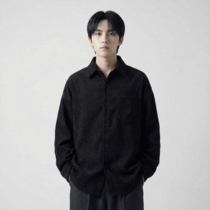 现货灯芯绒高级感长袖衬衫男休闲衬衣外套 C963-P48，男装衬衫，星座1017