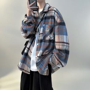 2025美式复古潮流大码格子小香风衬衫 HC45642-P55图片