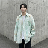 现货男潮ins小众设计感的情侣装衬衣FC12-P48，男装衬衫，星座1017