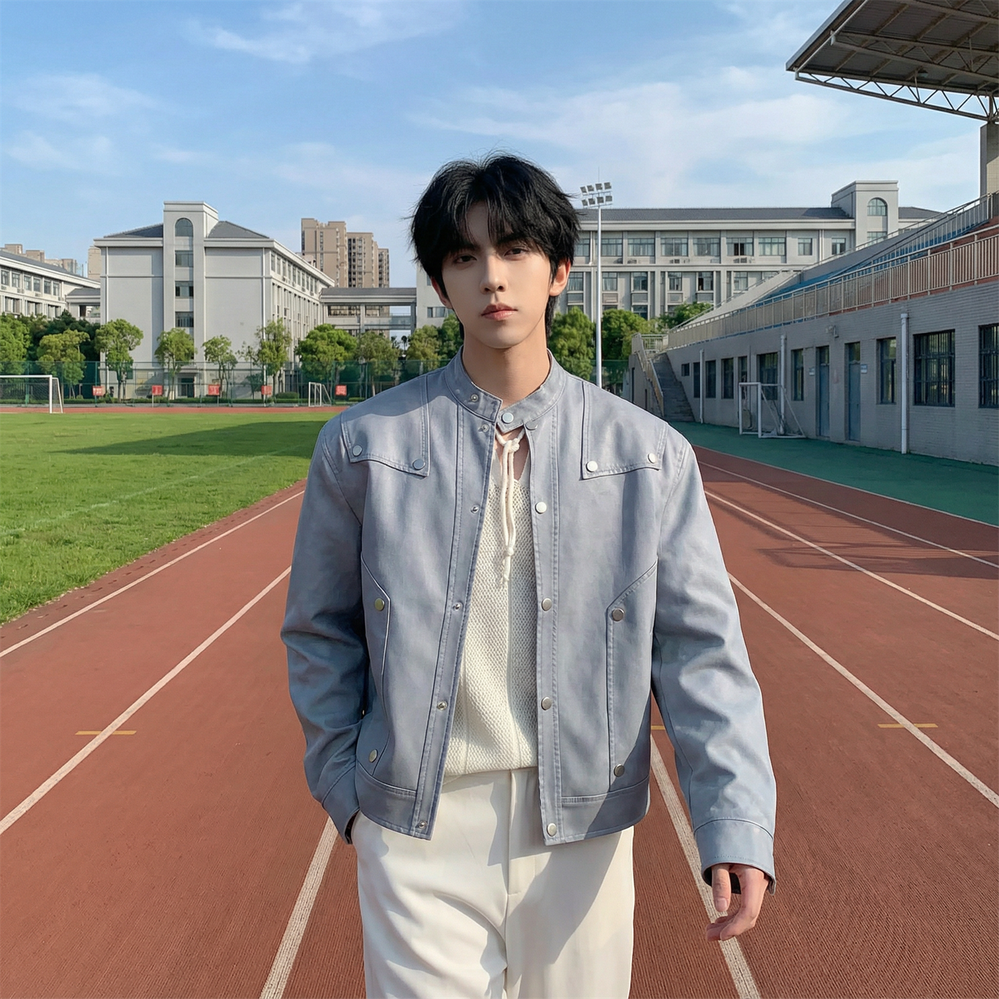 现货2026飞行夹克外套春秋薄款痞帅街头潮牌立领上衣DK568-P118,男装夹克,星座1017