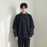 新款现货2026年新款现货堆堆领宽松长袖卫衣CR447-P68，男装卫衣，星座1017