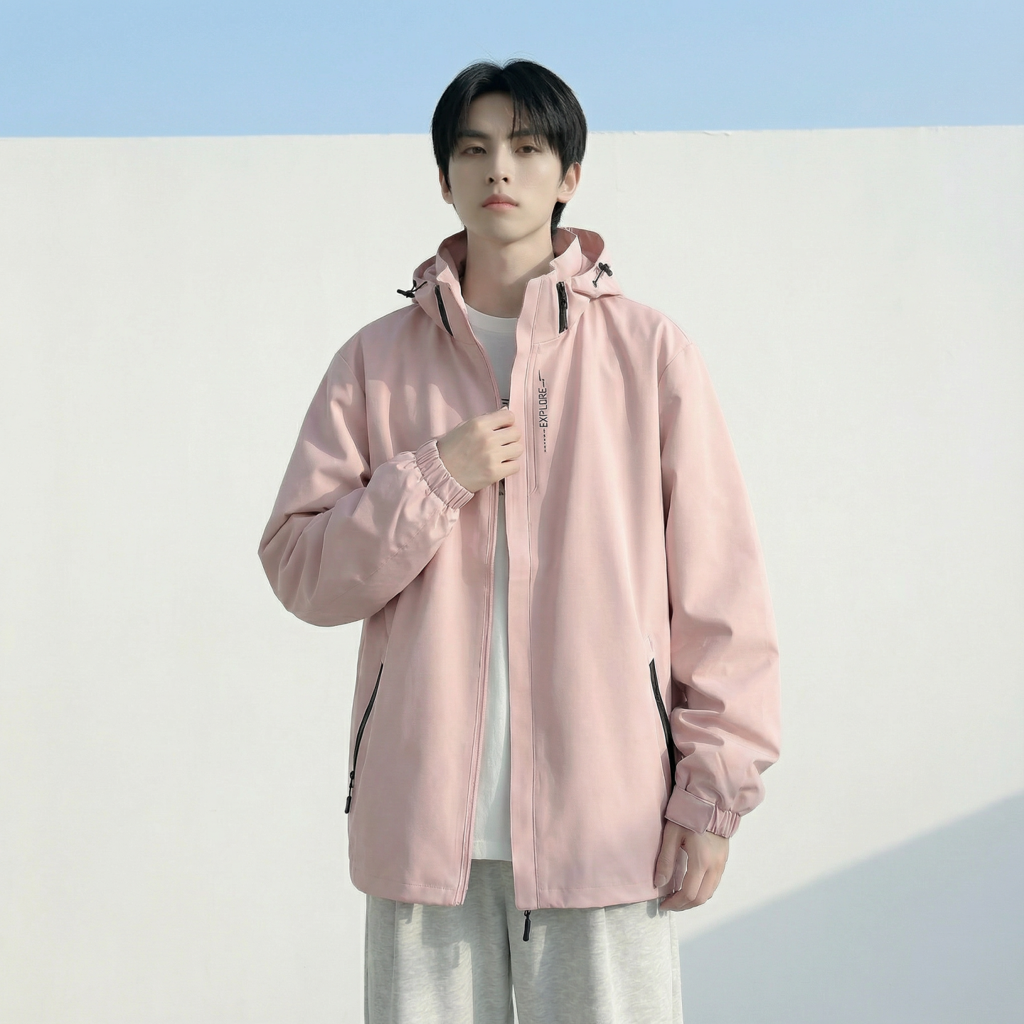 2026春款流行冲锋衣工装连帽美式高街休闲外套AK03-P68,男装夹克,星座1017