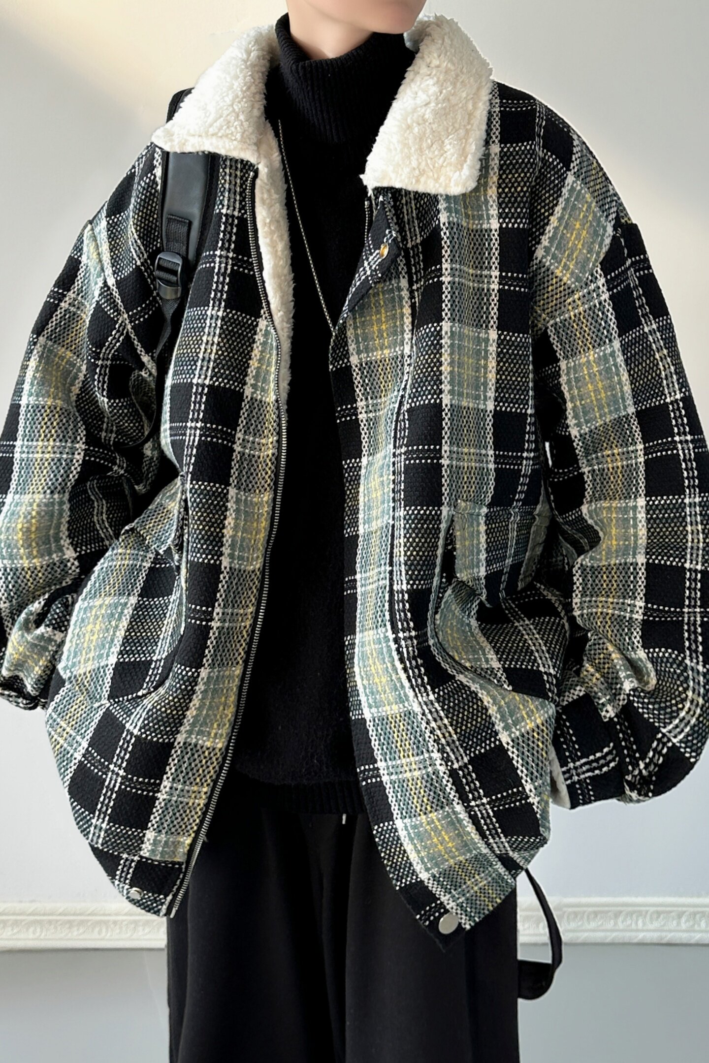 羊羔毛加绒加厚棉服外套冬季百搭情侣棉衣M388-P115X148,男装棉衣,星座1017