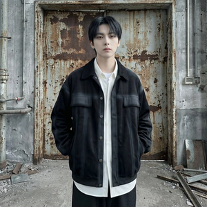 现货 2026春季工装休闲夹克高级感牛仔外套 JK11-P100，男装工装外套，星座1017