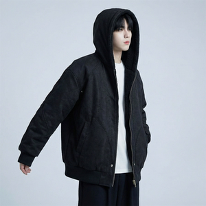 现货 加绒加厚外套男潮重磅帆布水洗棉服夹克 Y307-P138，男装夹克，星座1017