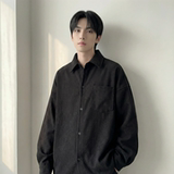 现货灯芯绒高级感长袖衬衫男休闲衬衣外套C963-P48，男装衬衫，星座1017