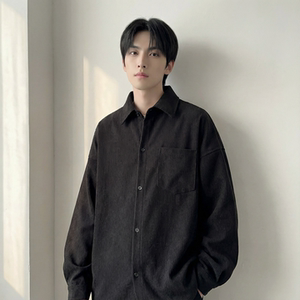 现货灯芯绒高级感长袖衬衫男休闲衬衣外套 C963-P48，男装衬衫，星座1017