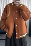 夹棉棒球服厚外套棉服男款冬美式运动棉衣上衣D5319-P138，男装棉衣，星座1017