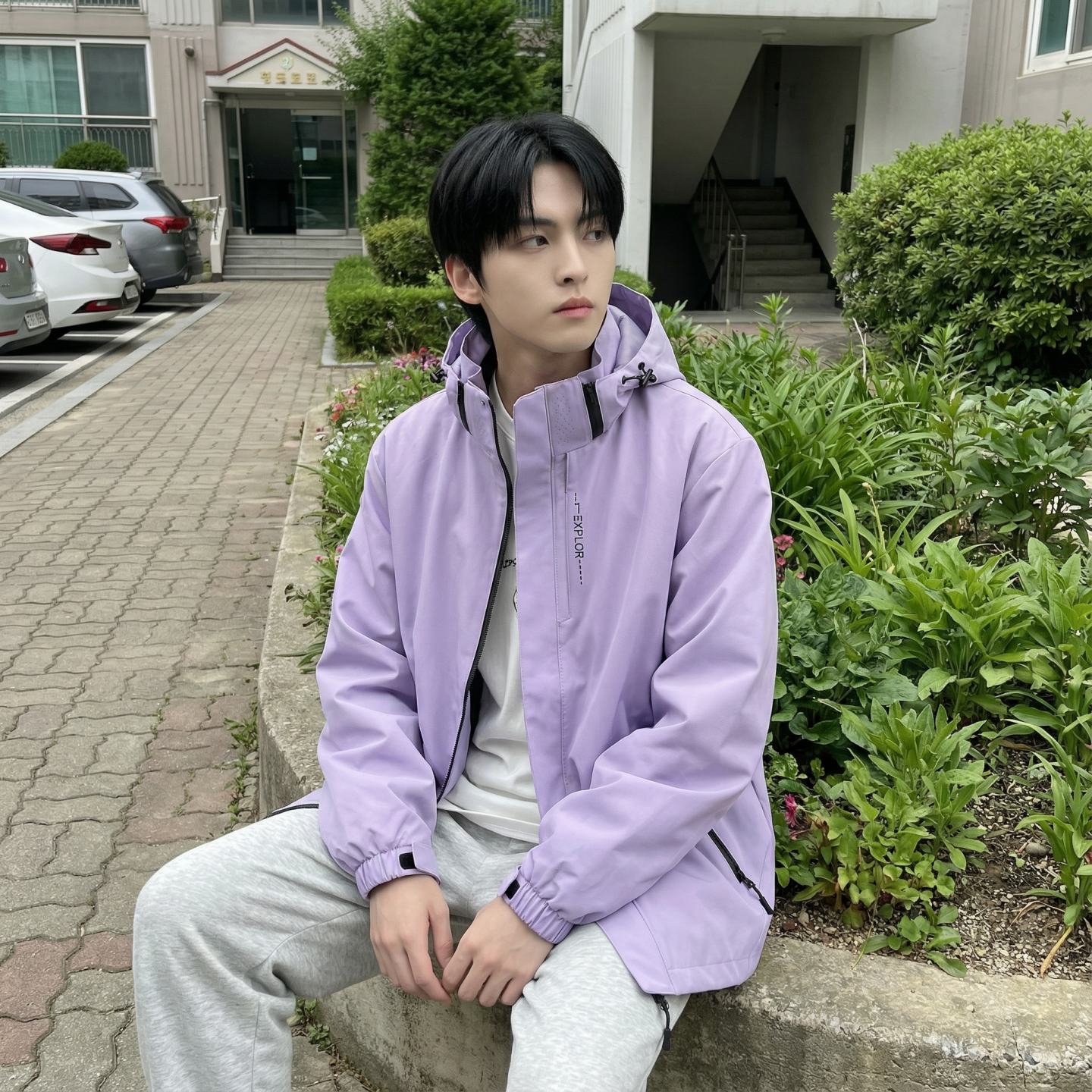 2026春款流行冲锋衣工装连帽美式高街休闲外套AK03-P68，男装夹克，星座1017