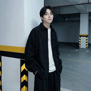 现货灯芯绒高级感长袖衬衫男休闲衬衣外套 C963-P48图片