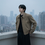 现货 2025棒球领短款夹克高级感美式垫肩外套 HJ7727-P90 X149,男装夹克,星座1017,四季星座 现货 2025棒球领短款夹克高级感美式垫肩外套 HJ7727-P90 X149,男装夹克,星座1017,四季星座