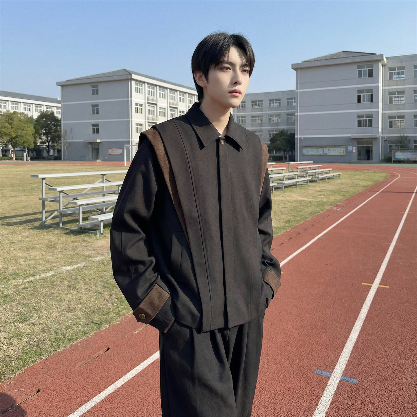 现货新款春季飞肩撞色夹克外套男设计感痞帅上衣JK905-P108,男装夹克,星座1017
