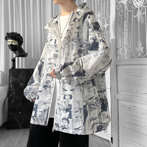 2023夏季防晒服薄款连帽夹克外套男女户外防晒衣 1017-F87-P50图片