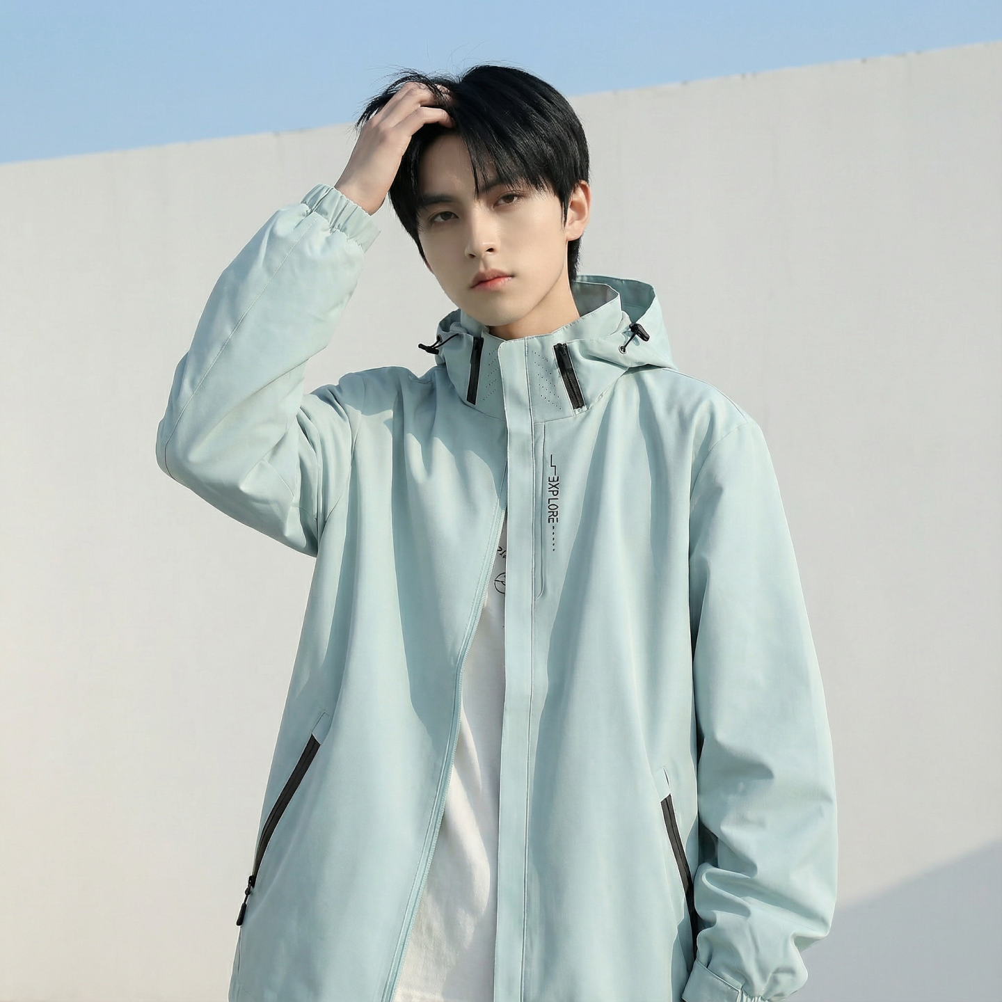 2026春款流行冲锋衣工装连帽美式高街休闲外套AK03-P68，男装夹克，星座1017