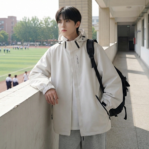 2026春款流行冲锋衣工装连帽美式高街休闲外套 AK03-P68，男装夹克，星座1017