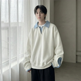 现货春季新款翻领高级感衬衫领上衣长袖卫衣男装潮WY212-P68，男装衬衫，星座1017