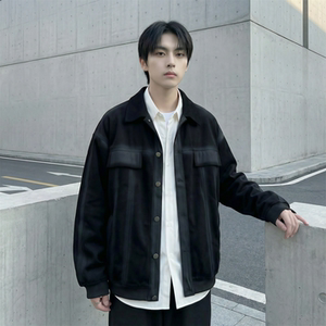 现货 2026春季工装休闲夹克高级感牛仔外套 JK11-P100图片