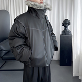 座山雕外套棉服男女款秋冬季夹克痞帅设计感毛领棉衣M9291-P158，男装夹克，星座1017