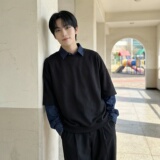 新款现货2026年新款现货堆堆领宽松长袖卫衣CR447-P68，男装卫衣，星座1017