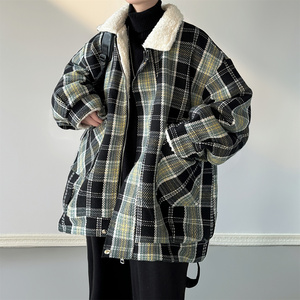 羊羔毛加绒加厚棉服外套冬季百搭情侣棉衣M388-P115X148