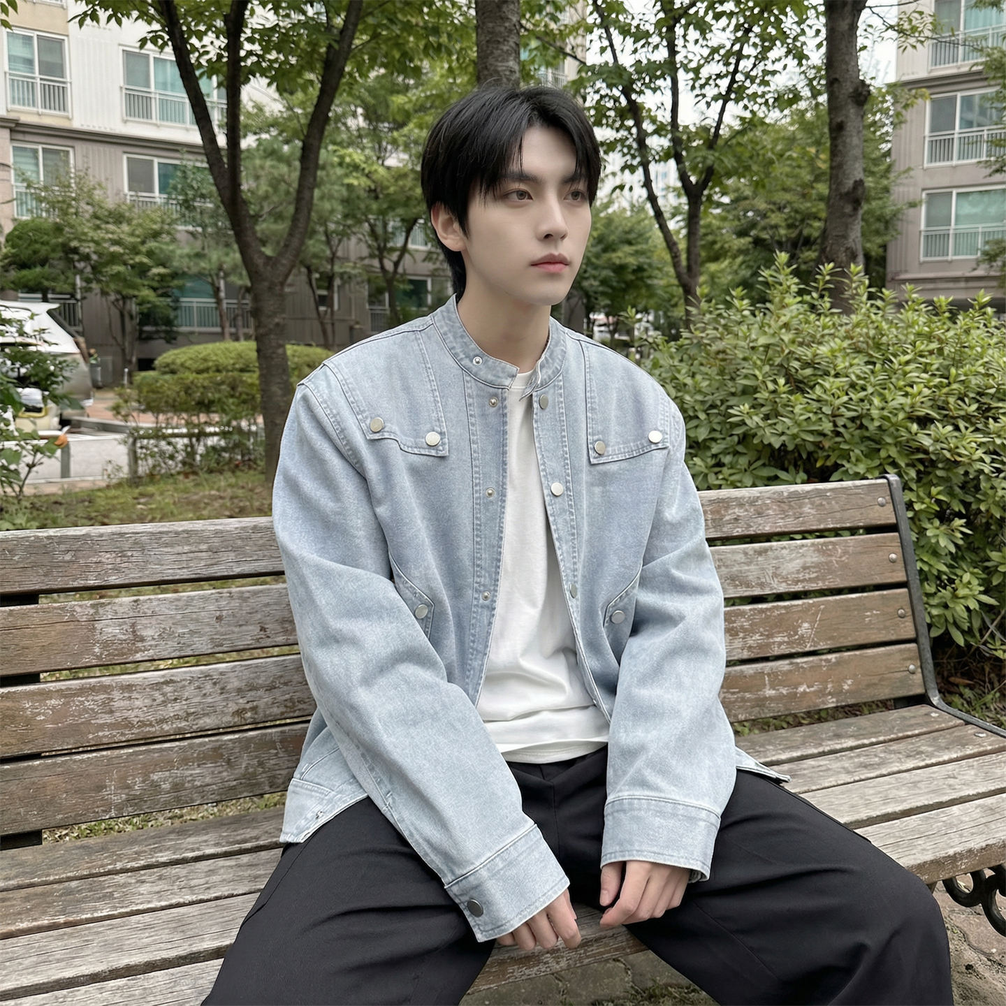 现货2026飞行夹克外套春秋薄款痞帅街头潮牌立领上衣DK568-P118，男装夹克，星座1017