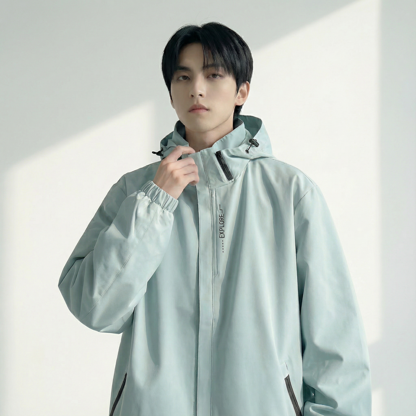 2026春款流行冲锋衣工装连帽美式高街休闲外套AK03-P68，男装夹克，星座1017