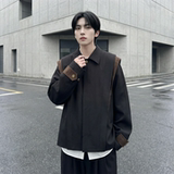 现货新款春季飞肩撞色夹克外套男设计感痞帅上衣JK905-P108，男装夹克，星座1017