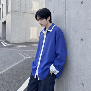 春款潮衬衫小众刺绣长袖衬衣新中式情侣外套 DY877-P68，男装衬衫，星座1017