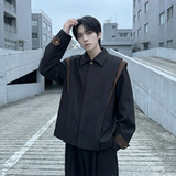 现货新款春季飞肩撞色夹克外套男设计感痞帅上衣JK905-P108，男装夹克，星座1017