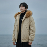 现货冬季座山雕加绒加厚外套重磅帆布水洗棉服夹克M3957-P148，男装夹克，星座1017