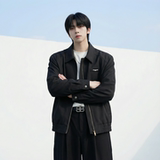 现货棒球领短款夹克高级感美式垫肩外套HJ7727-P90X149，男装夹克，星座1017