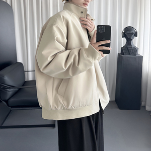 座山雕立领短款外套冬季加绒加厚座山蟒棉服工装夹克D8656-P138